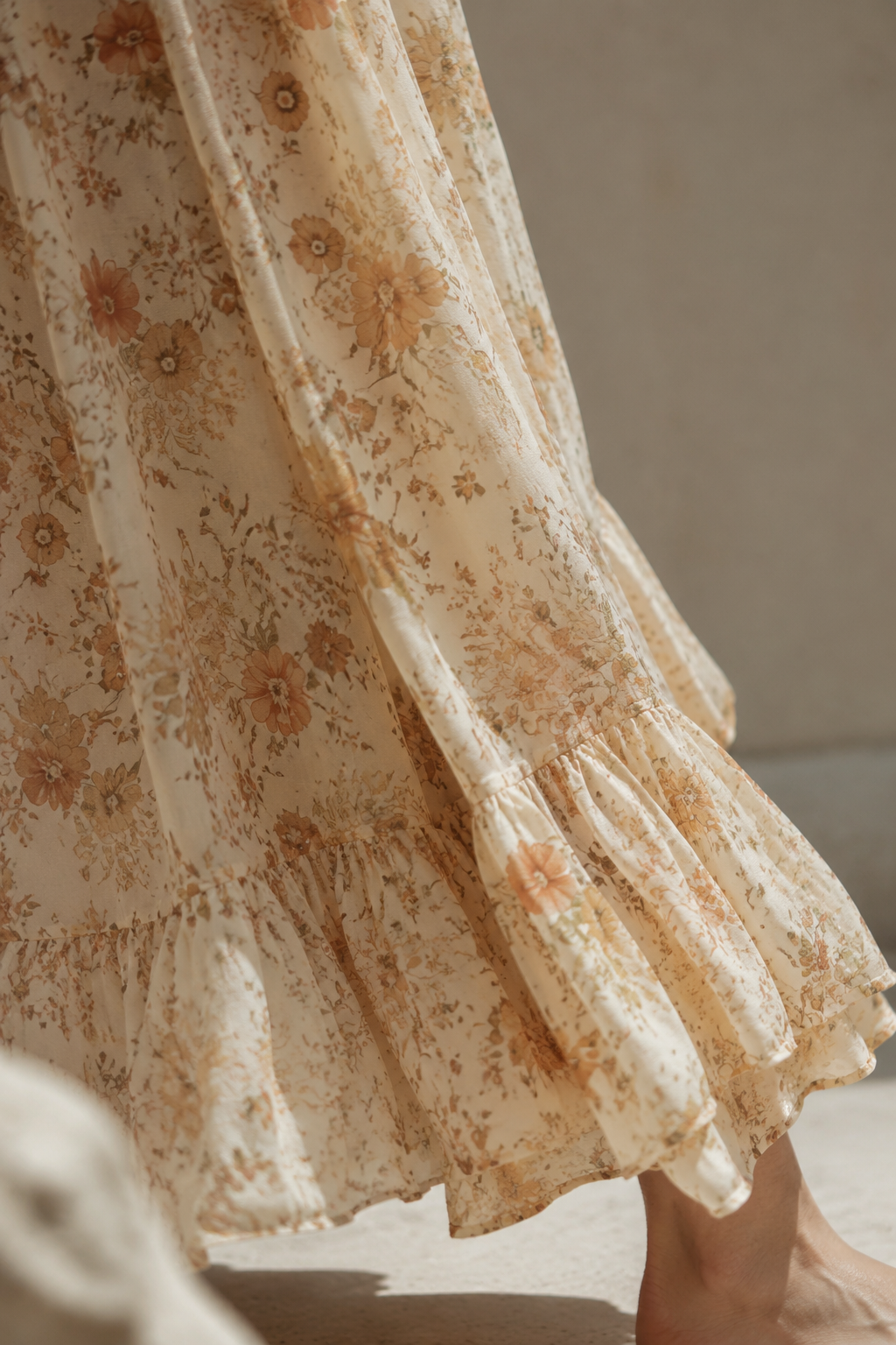 French Floral Maxi